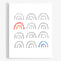 Stand Out Rainbow Art Print