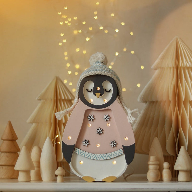 Little Lights Mini Holiday Penguin Lamp