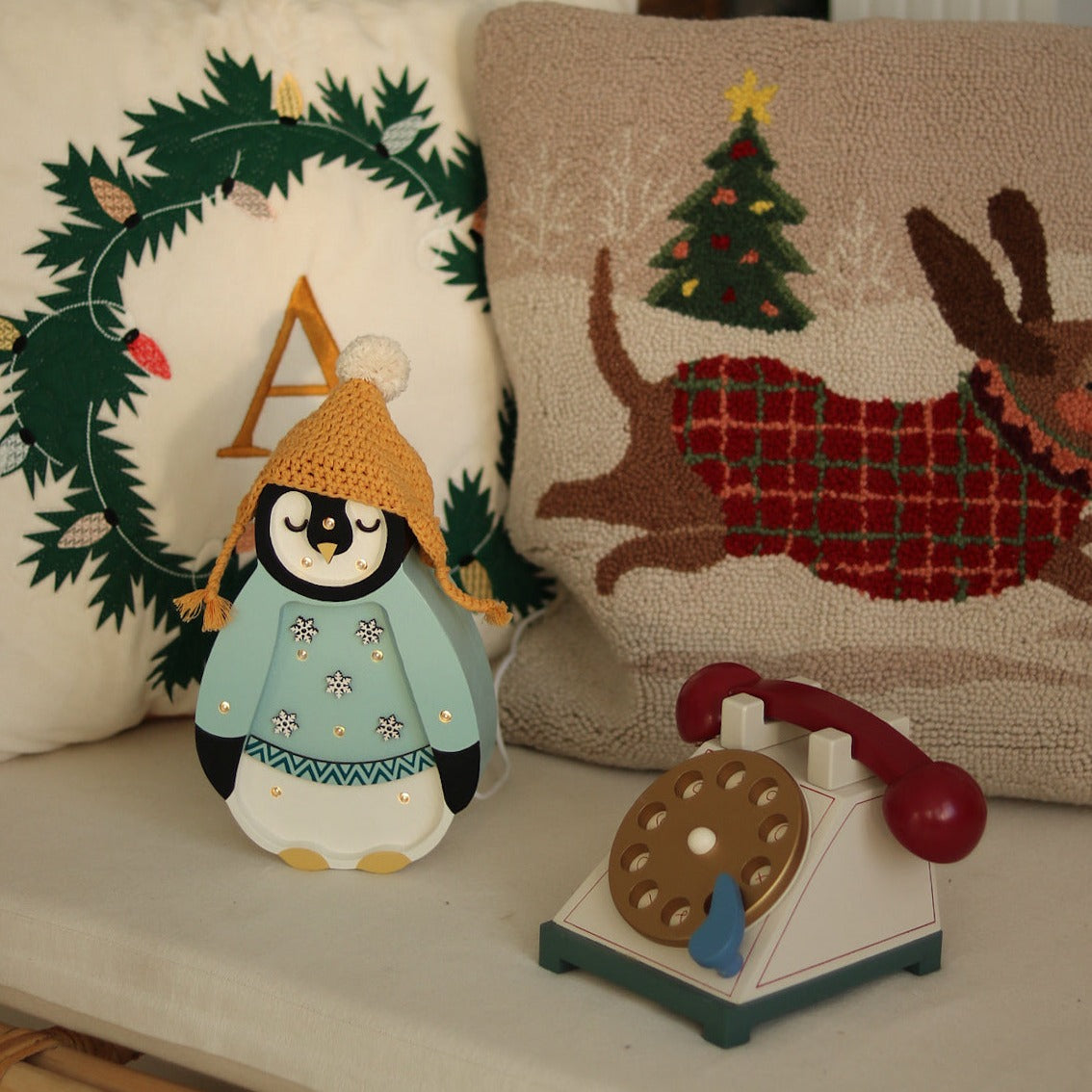 Little Lights Mini Holiday Penguin Lamp