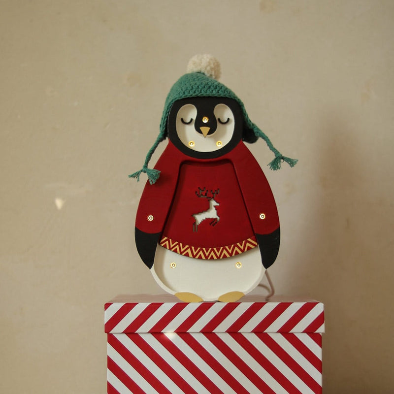 Little Lights Mini Holiday Penguin Lamp