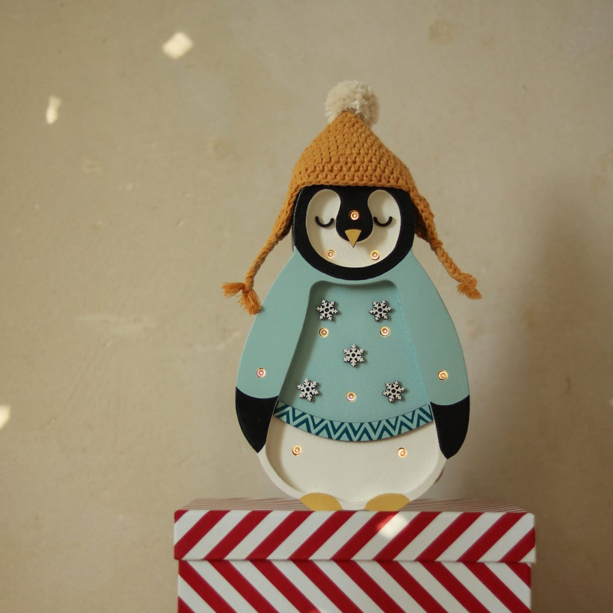 Little Lights Mini Holiday Penguin Lamp