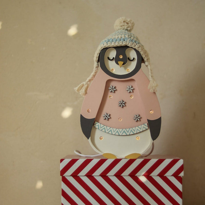 Little Lights Mini Holiday Penguin Lamp