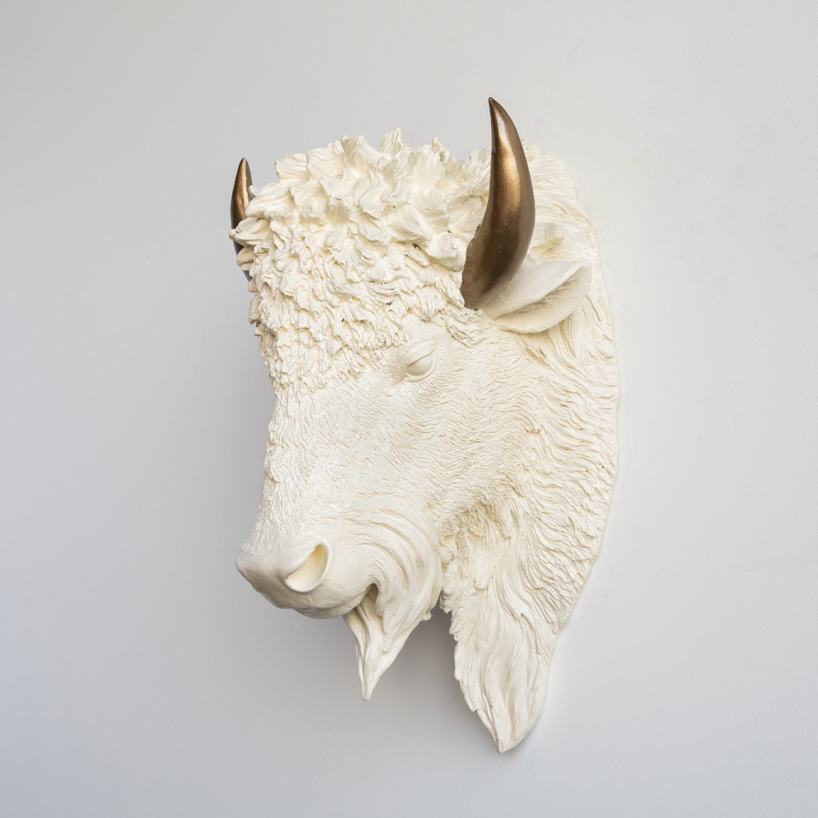 Faux Bison Sculpture