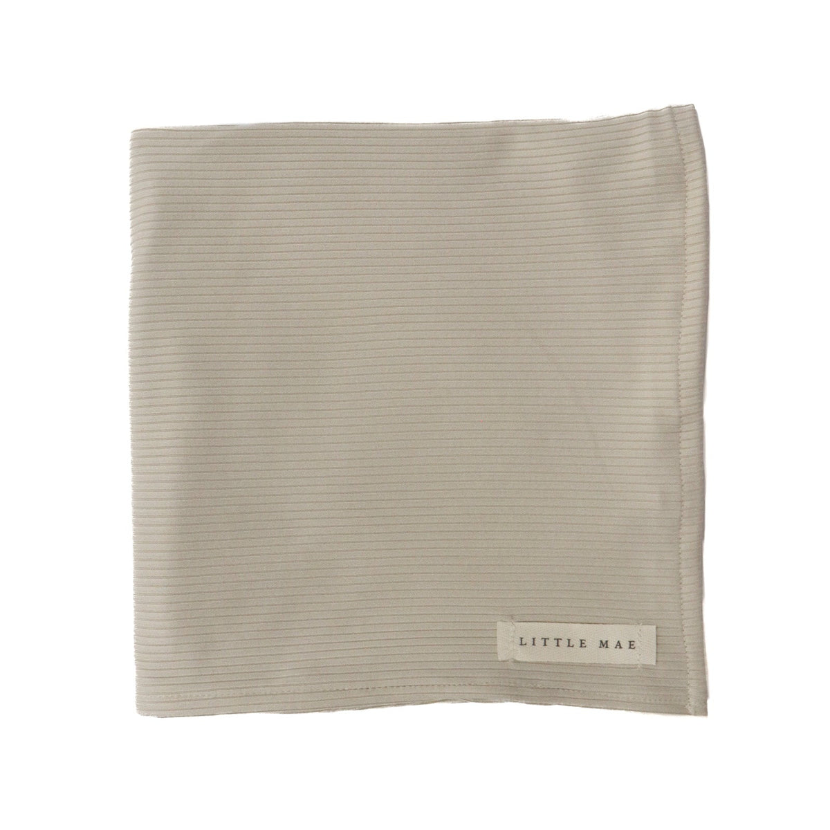 Oat Ribbed Stretch Swaddle Blanket
