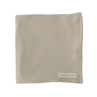 Oat Ribbed Stretch Swaddle Blanket