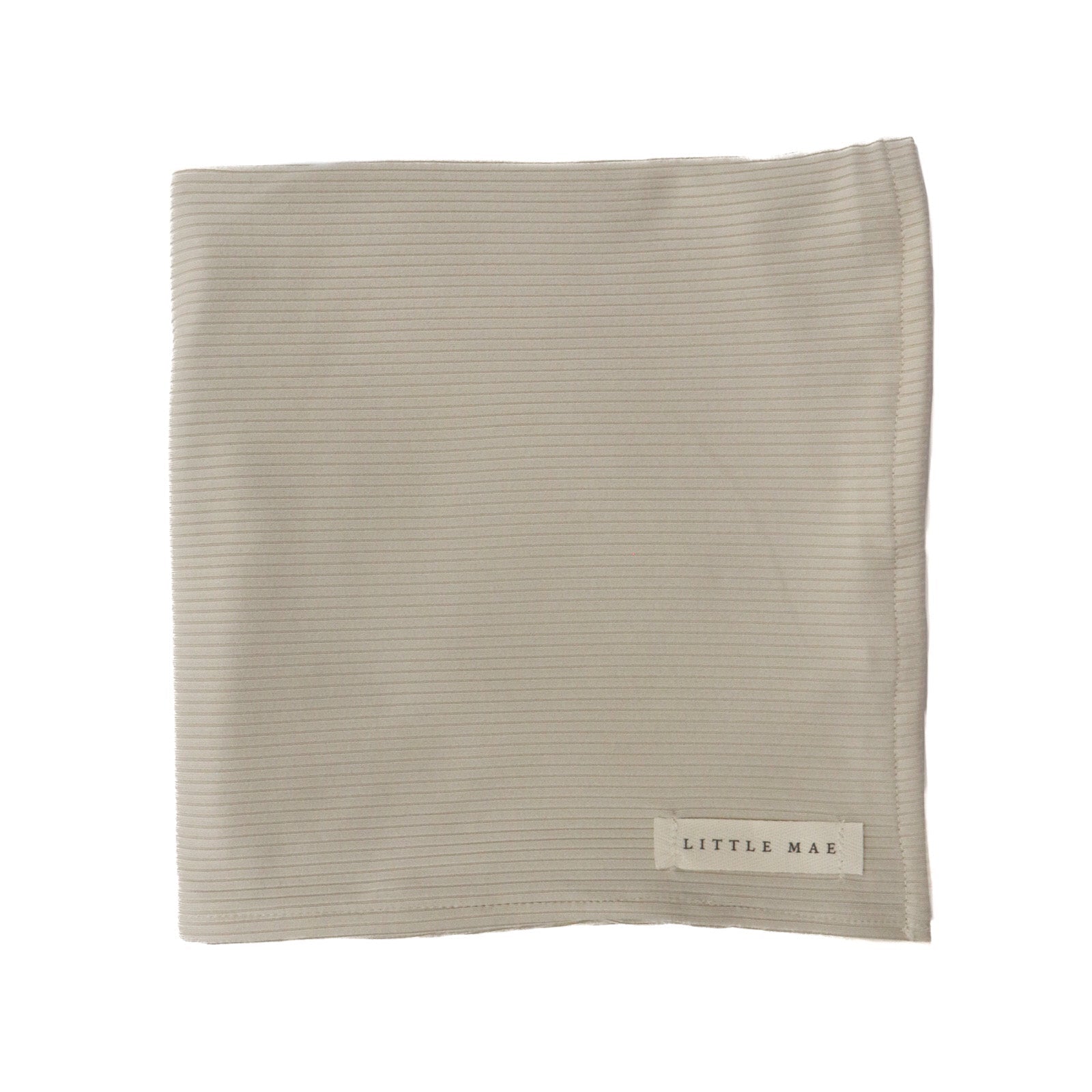 Oat Ribbed Stretch Swaddle Blanket