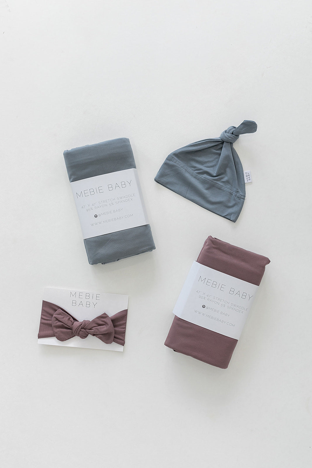 Plum Bamboo Stretch Swaddle Blanket