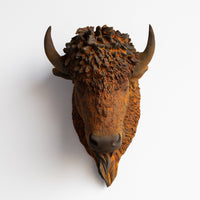Faux Bison Sculpture