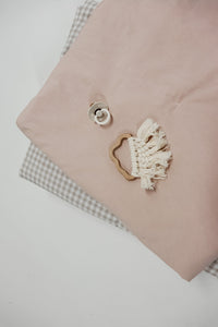 Poppy Quilted Crib Blanket