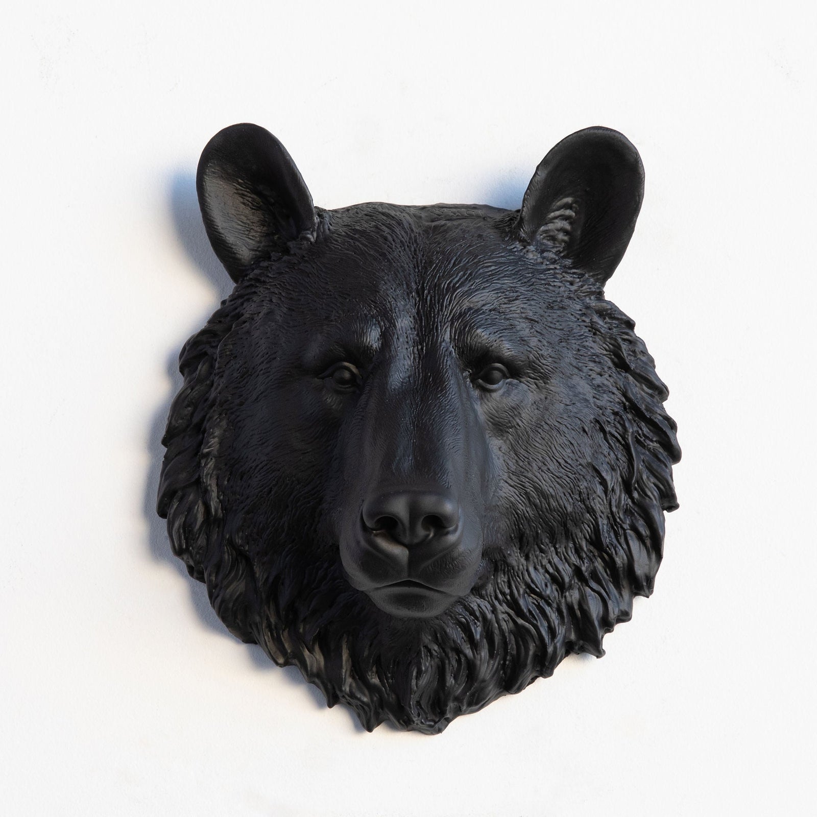 Faux Mini Bear Head Sculpture