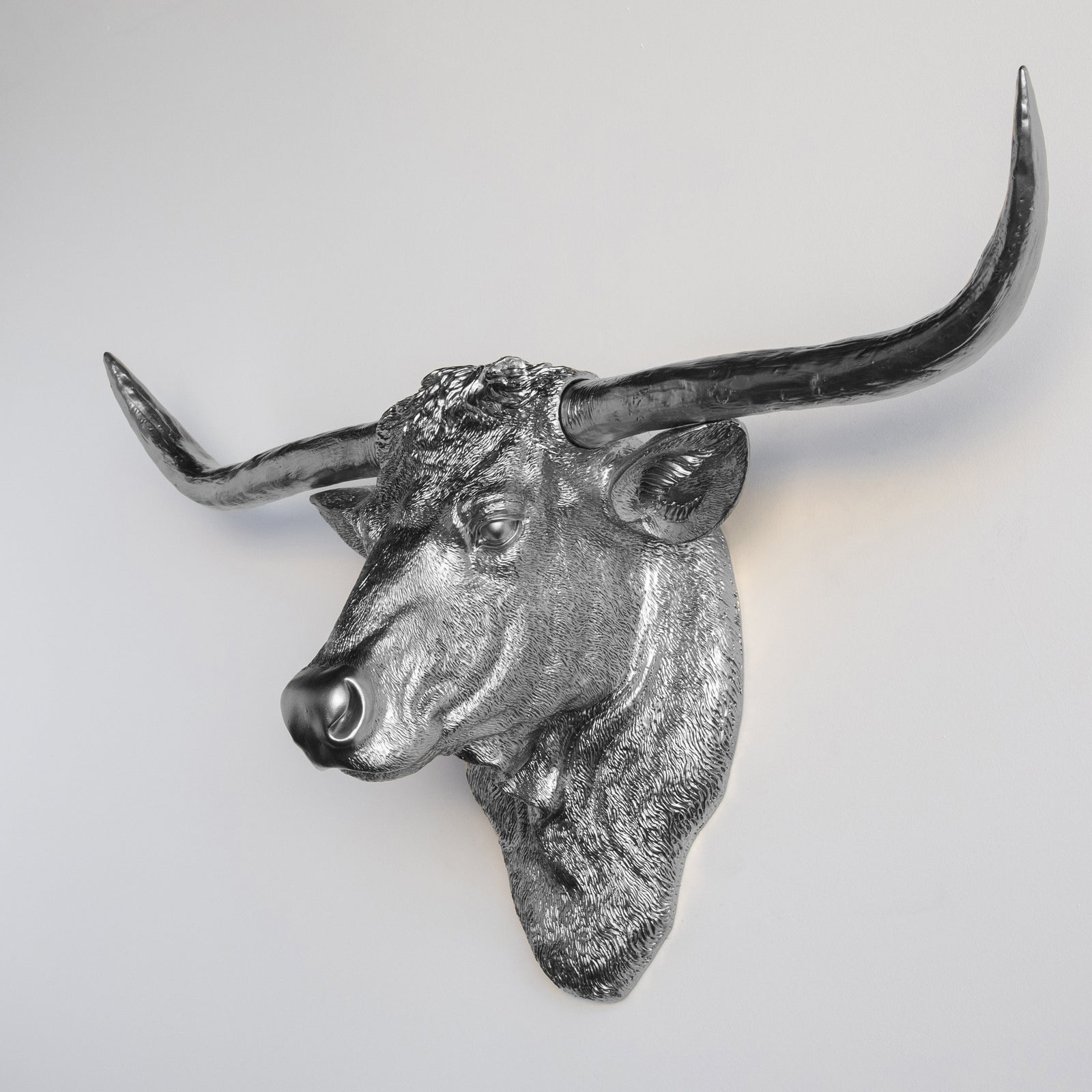 Faux Texas Longhorn Sculpture