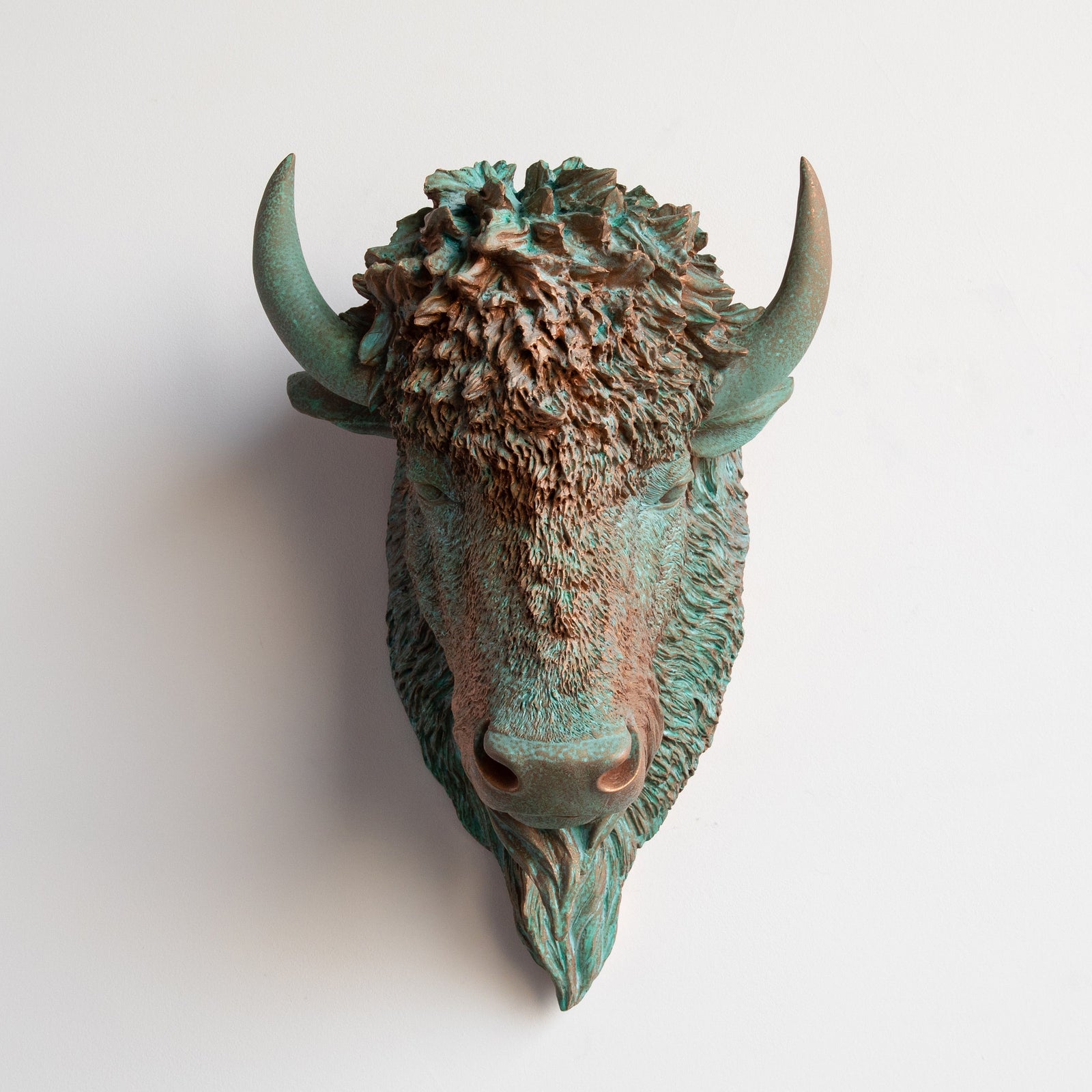 Faux Bison Sculpture