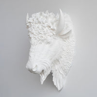 Faux Bison Sculpture