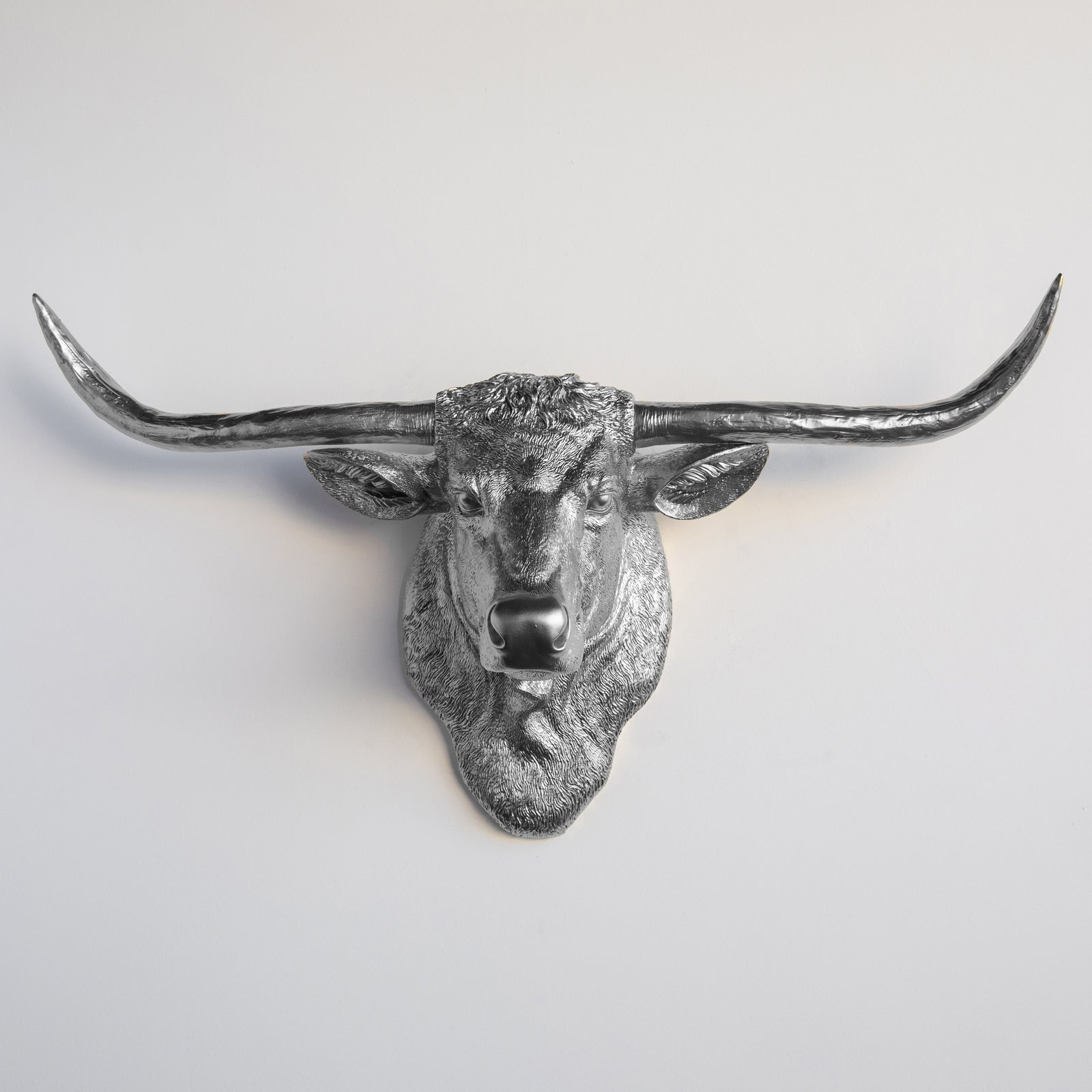 Faux Texas Longhorn Sculpture