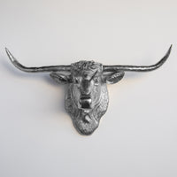 Faux Texas Longhorn Sculpture