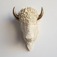 Faux Bison Sculpture