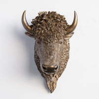 Faux Bison Sculpture