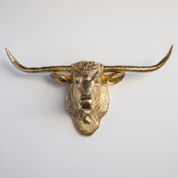 Faux Texas Longhorn Sculpture