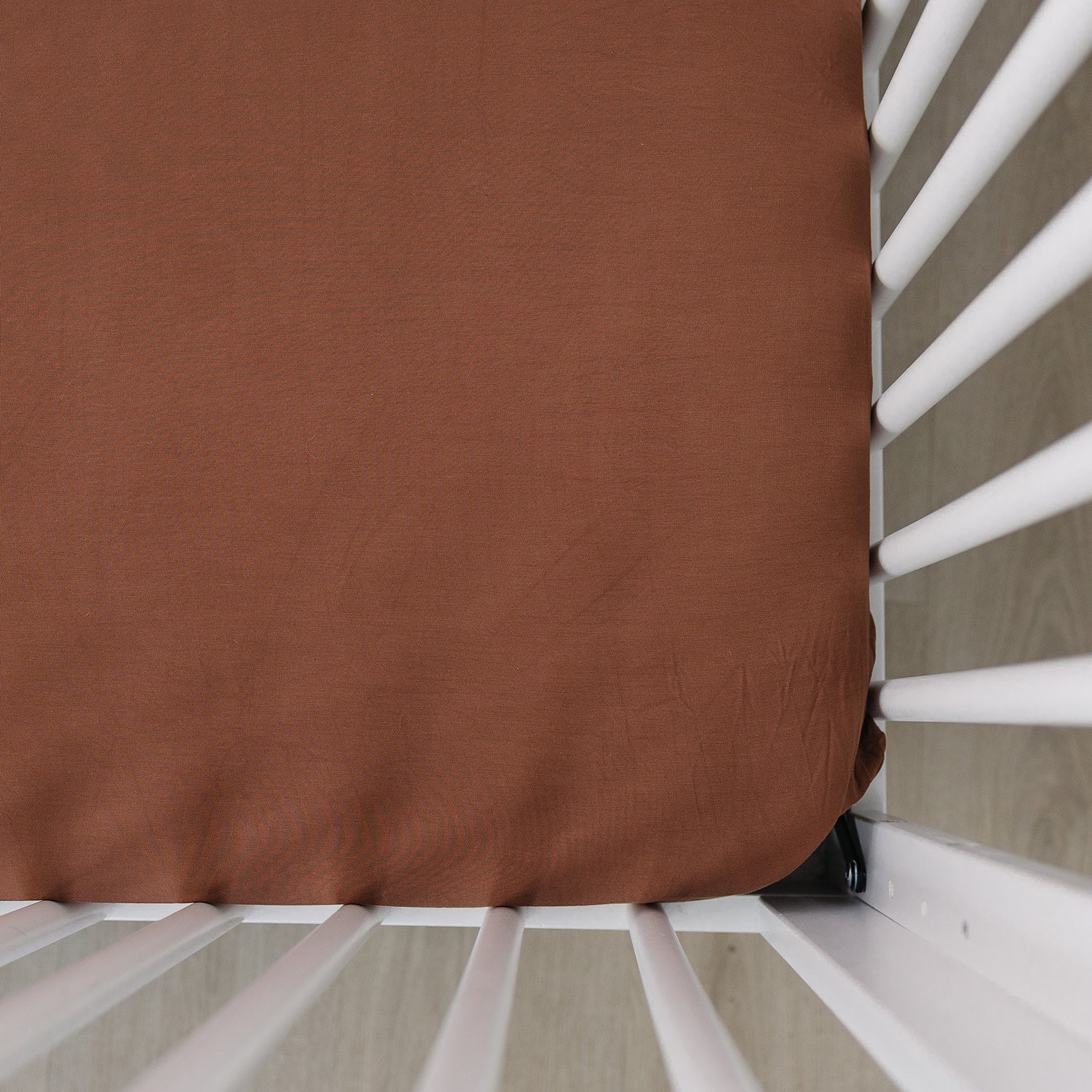 Rust Color Crib Rust Bamboo Stretch Crib Sheet – Project Nursery