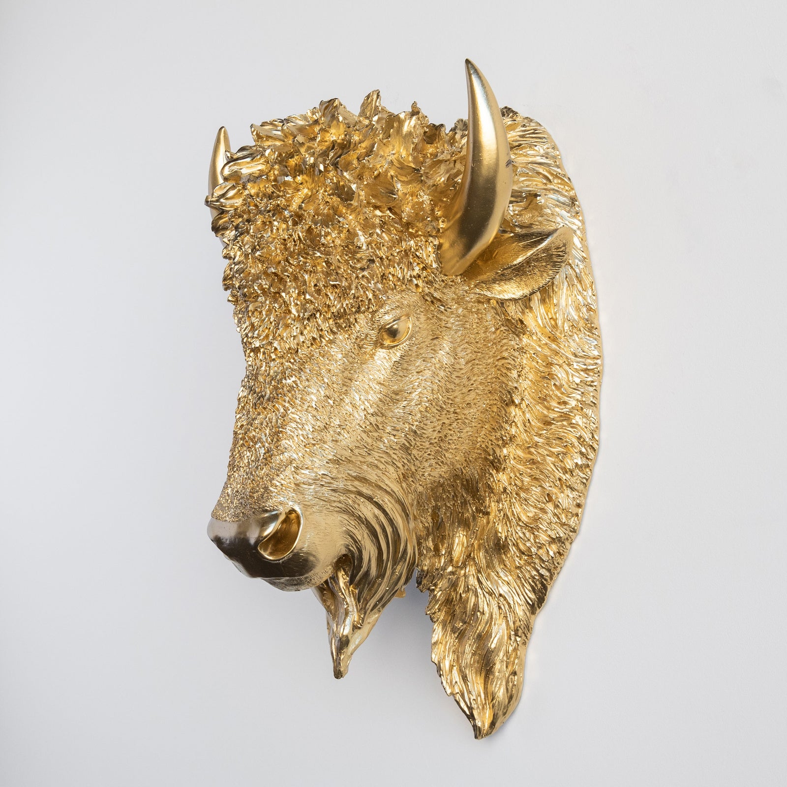 Faux Bison Sculpture