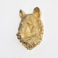Faux Mini Bear Head Sculpture