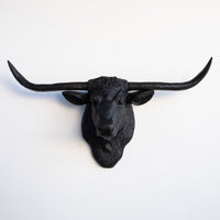 Faux Texas Longhorn Sculpture