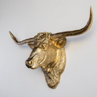 Faux Texas Longhorn Sculpture