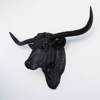 Faux Texas Longhorn Sculpture