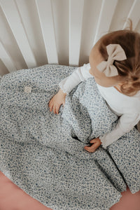 Floret Quilted Crib Blanket
