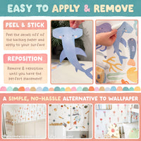 Saddle Up Horse Fabric Wall Decals