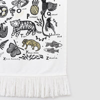 Jungle Alphabet Wall Tapestry