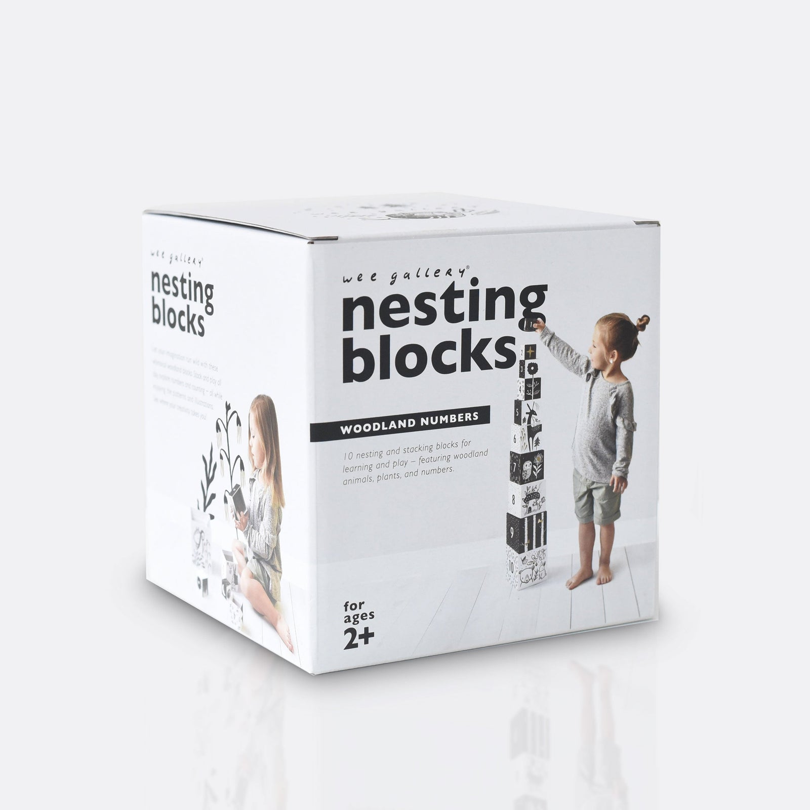 Woodland Numbers Nesting Blocks