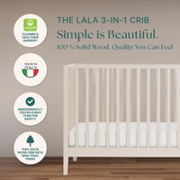 Lala 3-in-1 Convertible Crib
