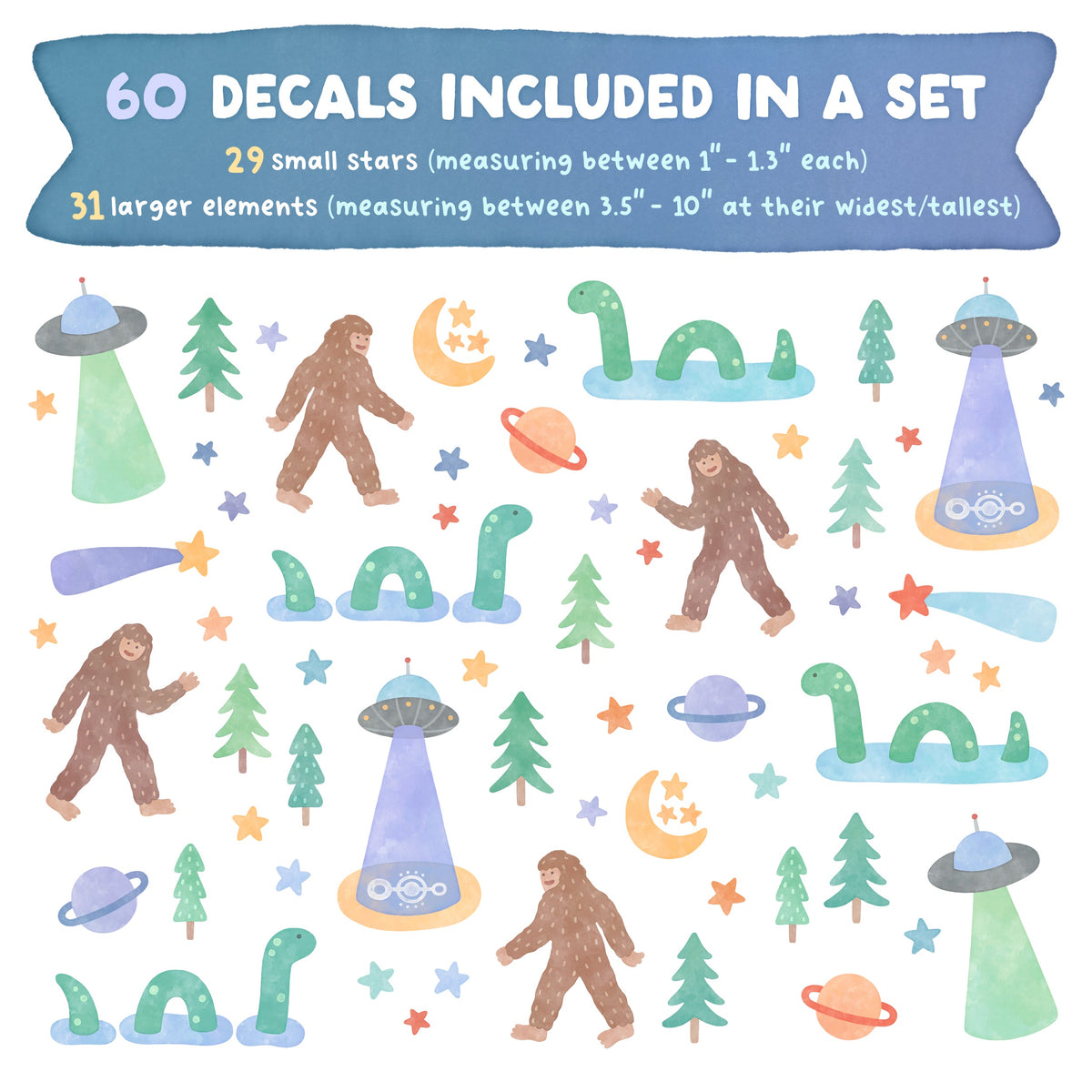 Myths + Legends Fabric Wall Decals