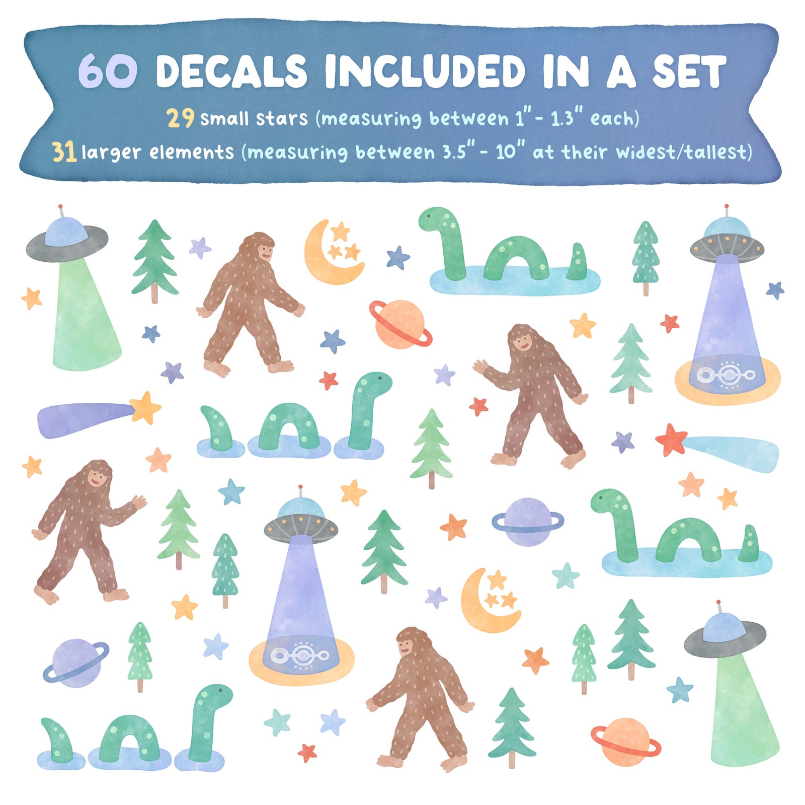 Myths + Legends Fabric Wall Decals