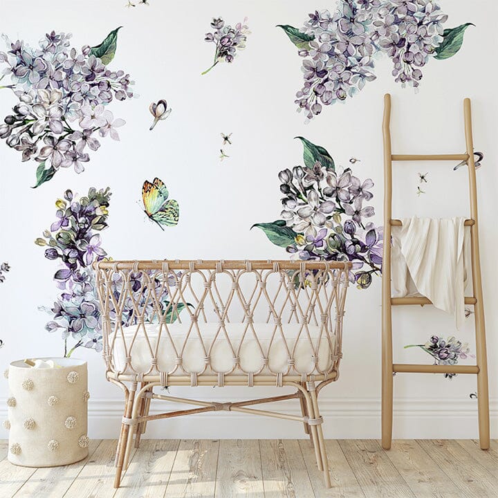 Lilac Bloom Wall Decals