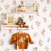 Pretty Petal Fabric Wall Decals - Golden Hour
