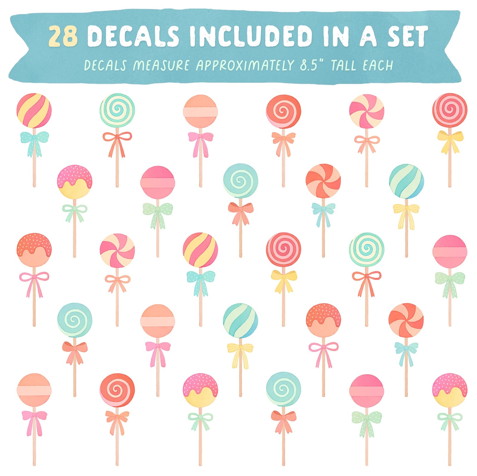 Sweet Tooth Fabric Wall Decals
