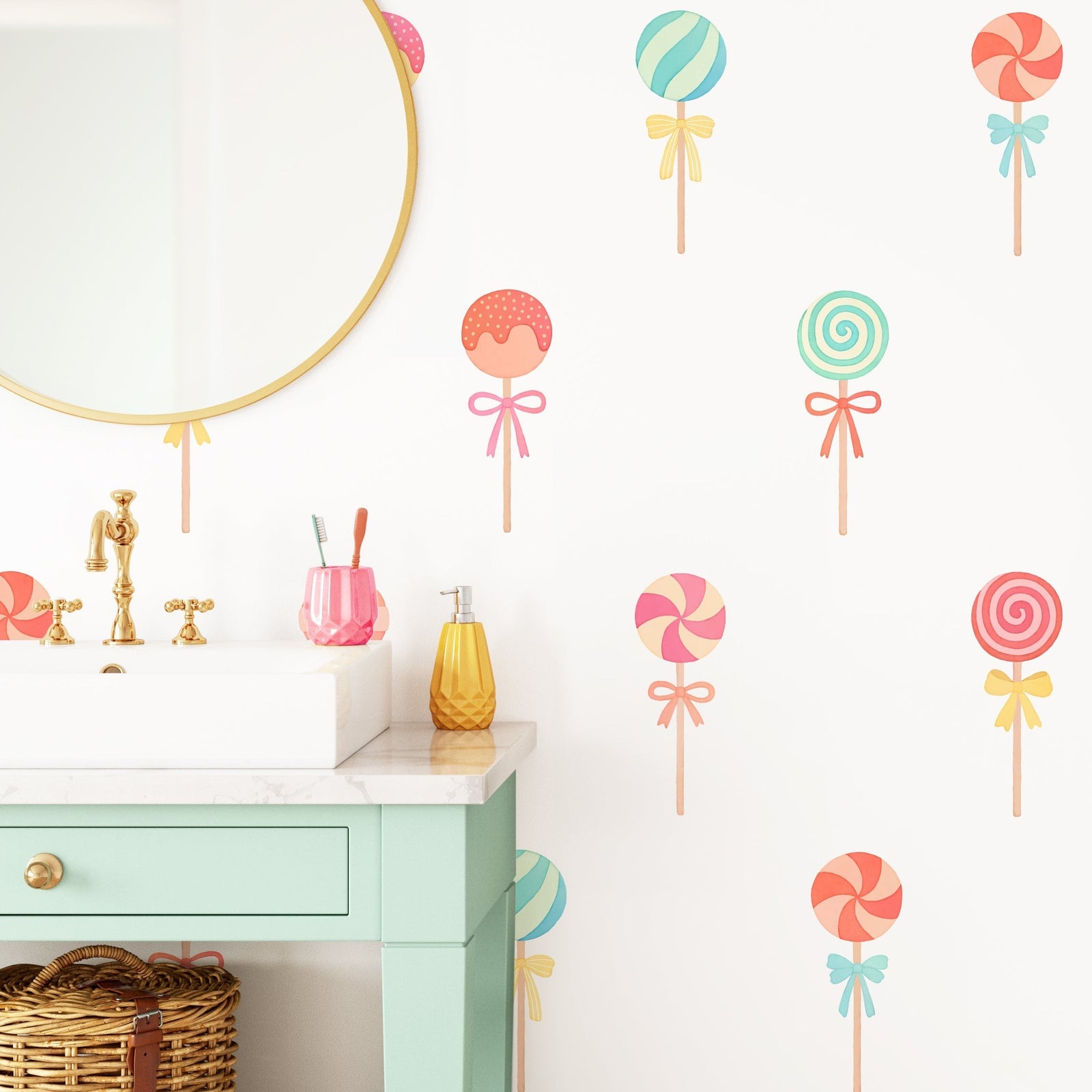 Sweet Tooth Fabric Wall Decals