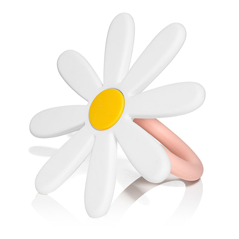 Flower Child Daisy Ring Baby Teether Toy