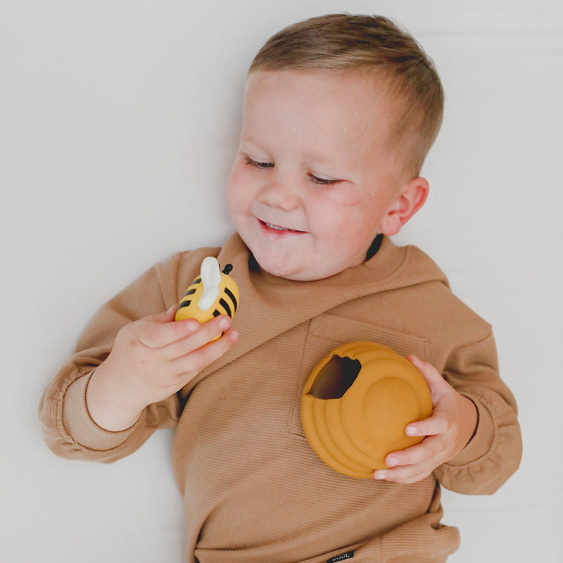 Honey Bee Baby Teether Toy Set