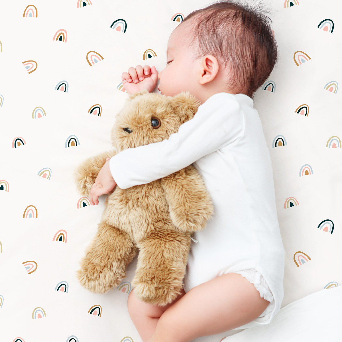Over the Rainbow Organic Crib Sheet