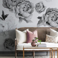 Midnight Peony Wall Decals