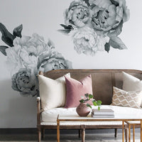 Midnight Peony Wall Decals