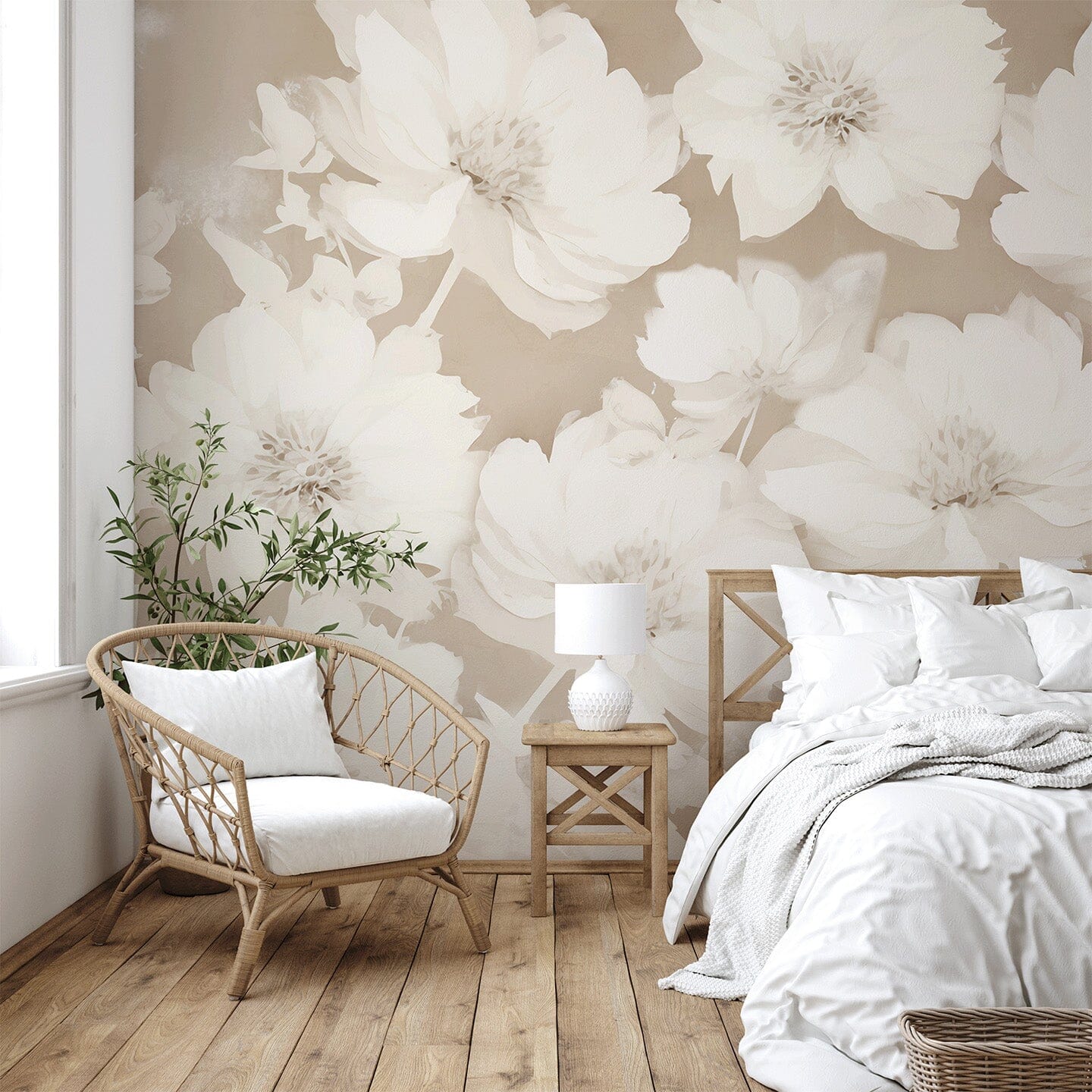 Chantilly Blossoms Wallpaper Mural