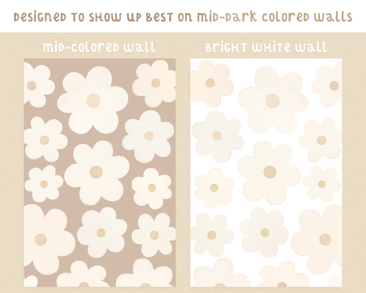 show up best on mid dark colored walls