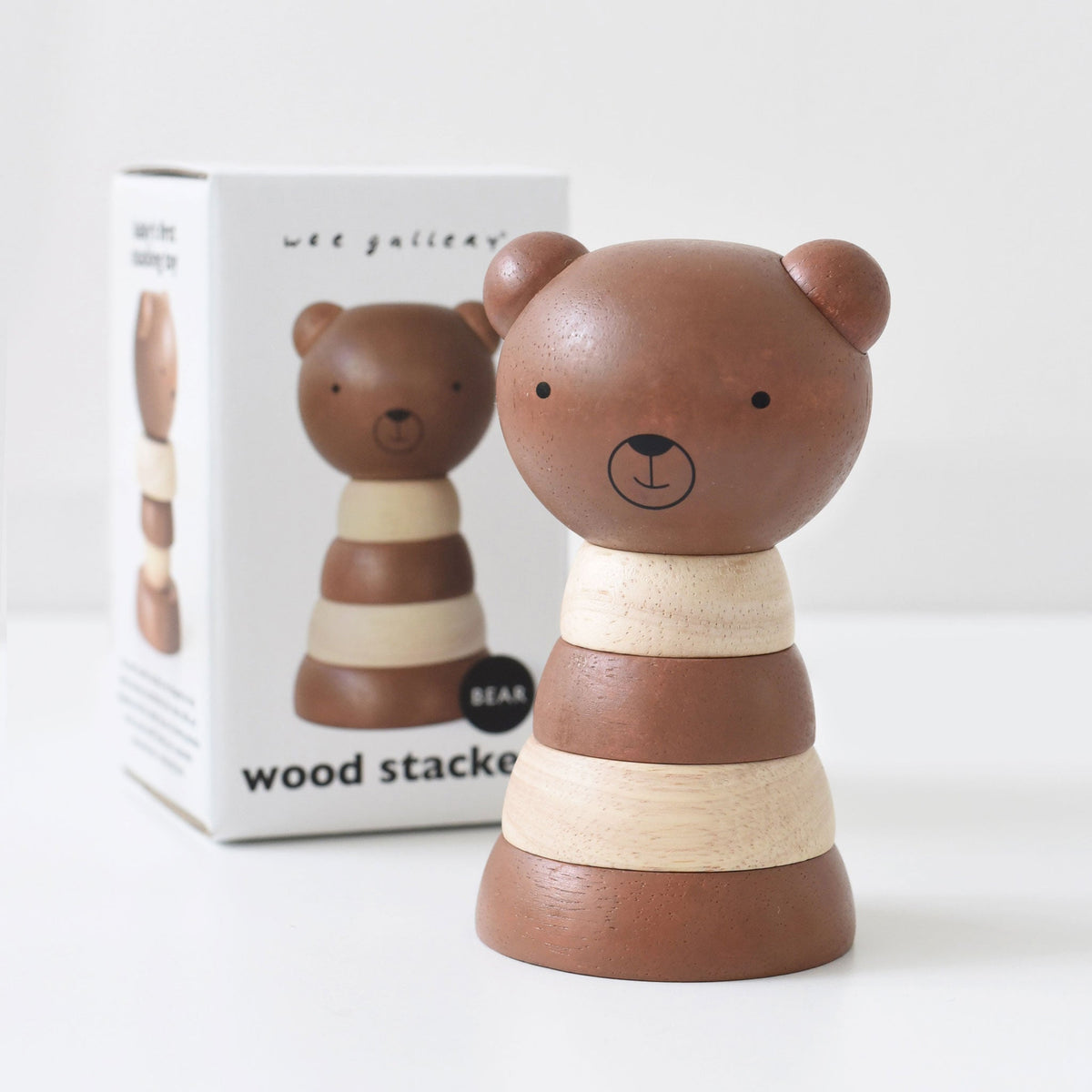 Wood Bear Stacker Toy