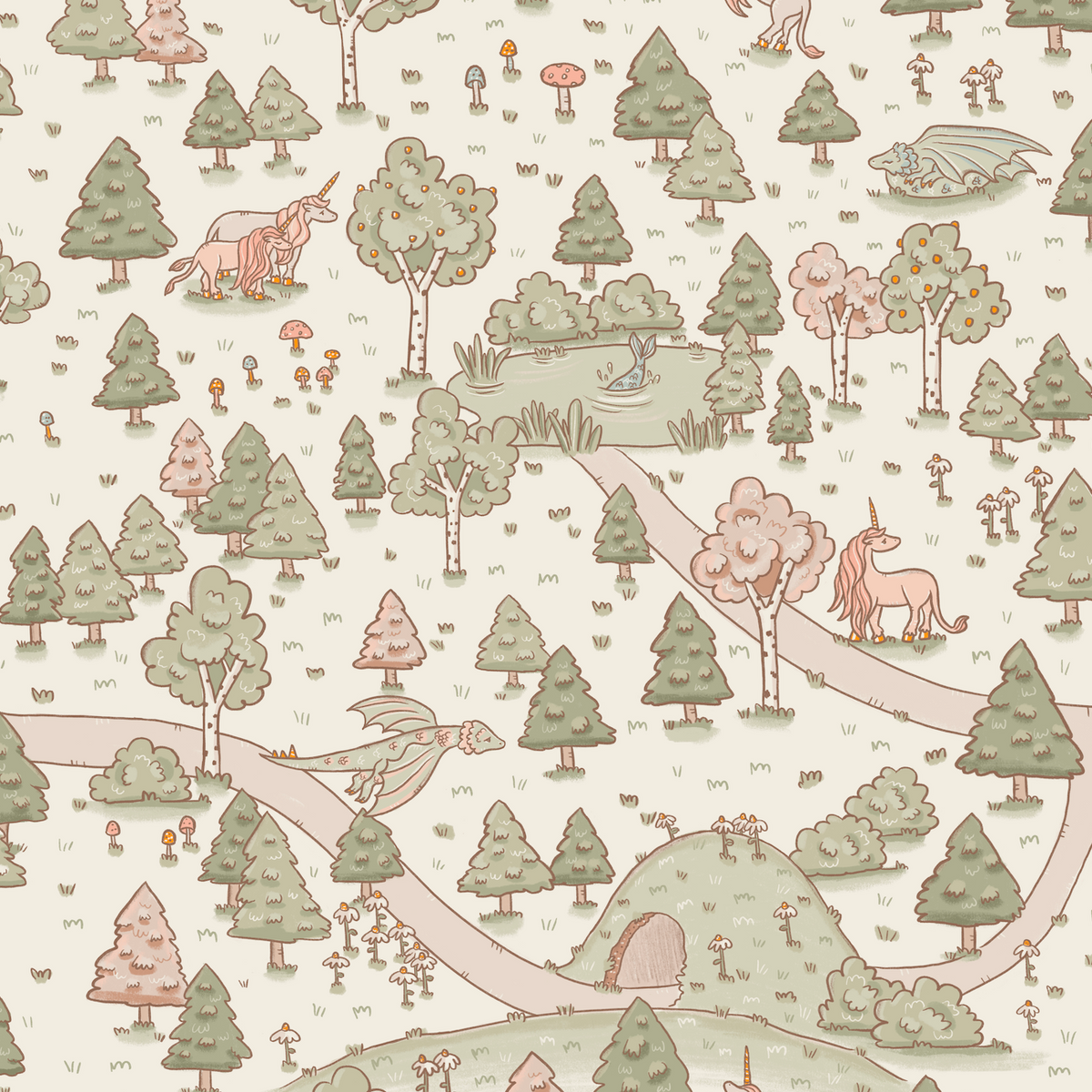 Aubrette Wallpaper by Tylee Hansen