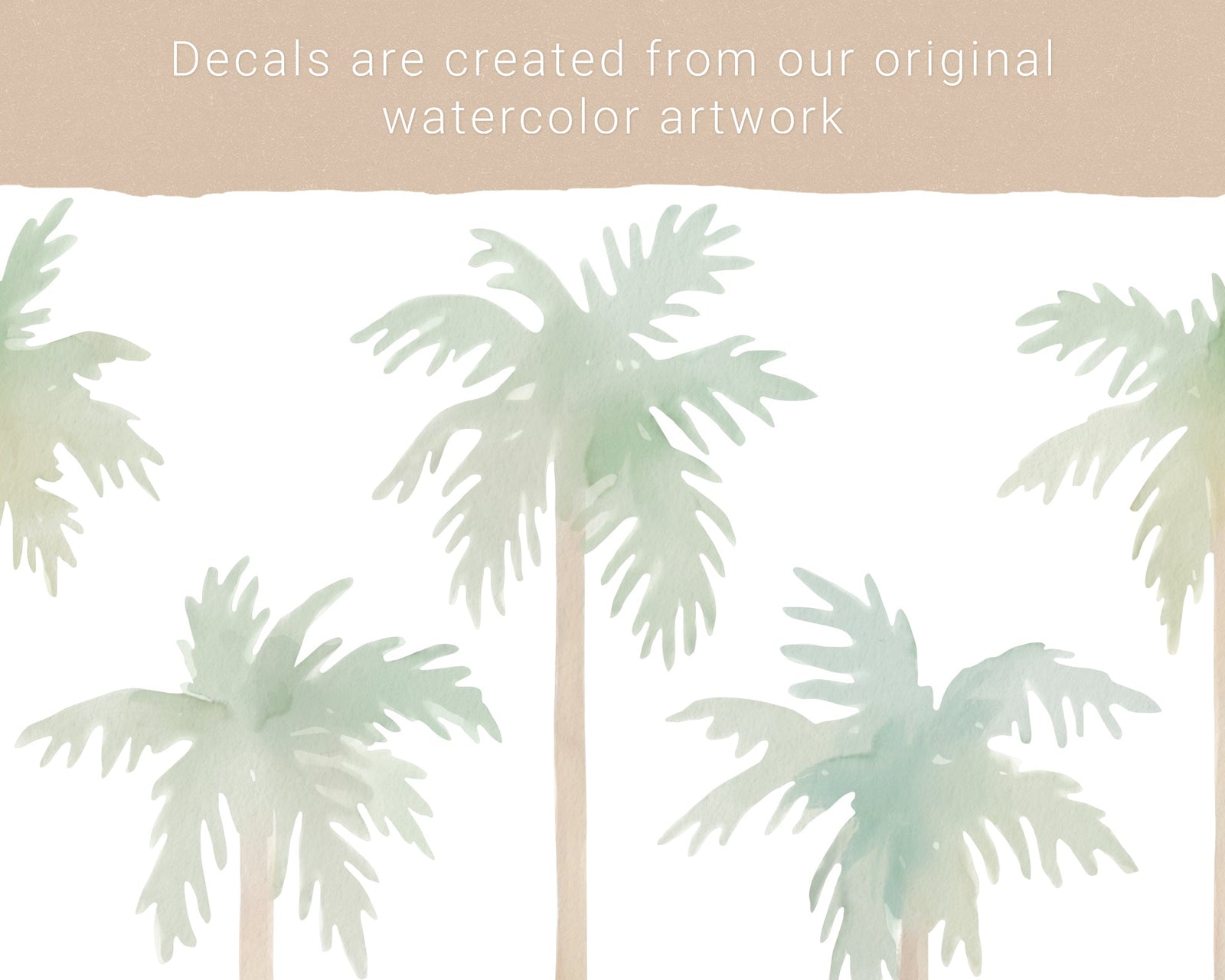 Island Vibes Fabric Wall Decals