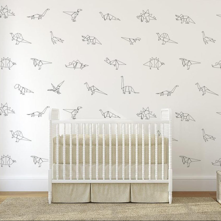 Paper Dino Wall Decals